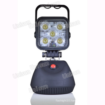 15W 5X3w Rechargeable Magnetic LED Work Light